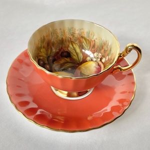 Vintage Aynsley Bone China Teacup & Saucer